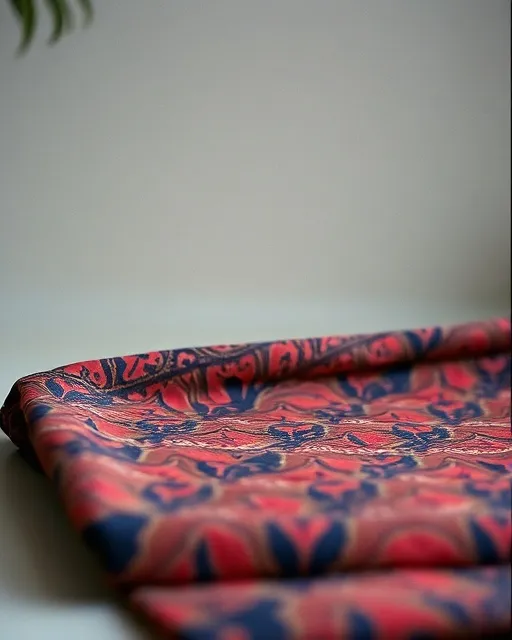 Kain batik jadi terlipat rapi