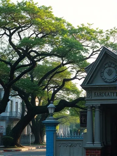 Pohon trembesi di Jalan Raya Darmo