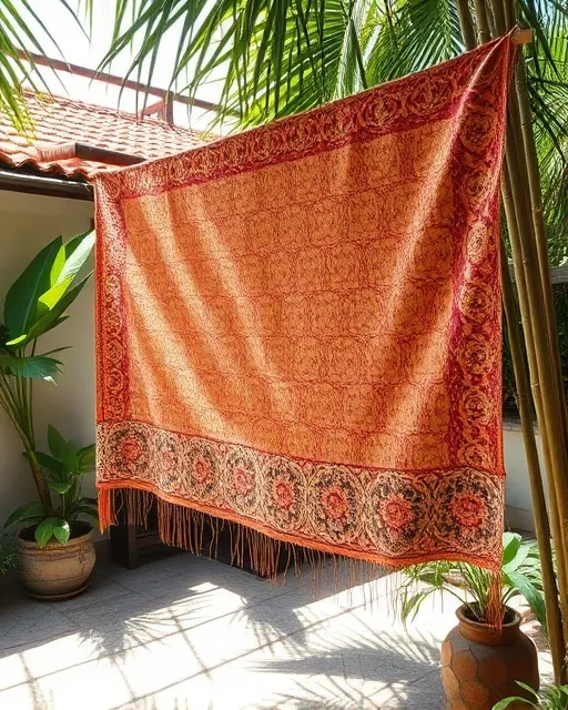 Kain batik jadi dijemur di tempat teduh