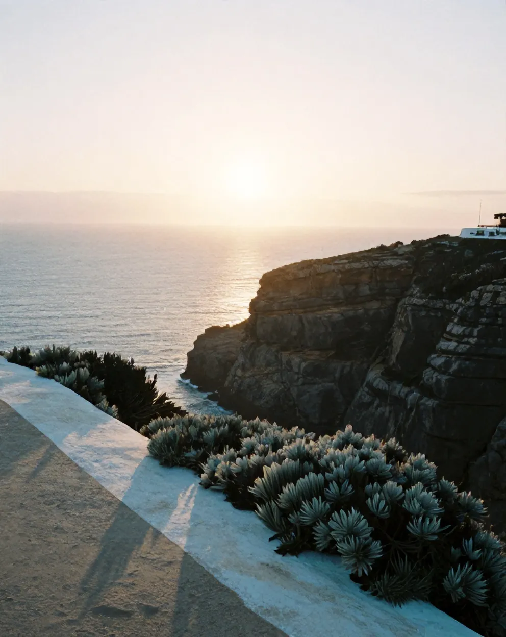 Sunset over the Atlantic from the same cliff edge