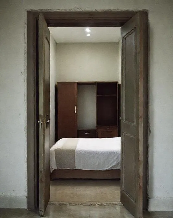 Pintu kamar terbuka