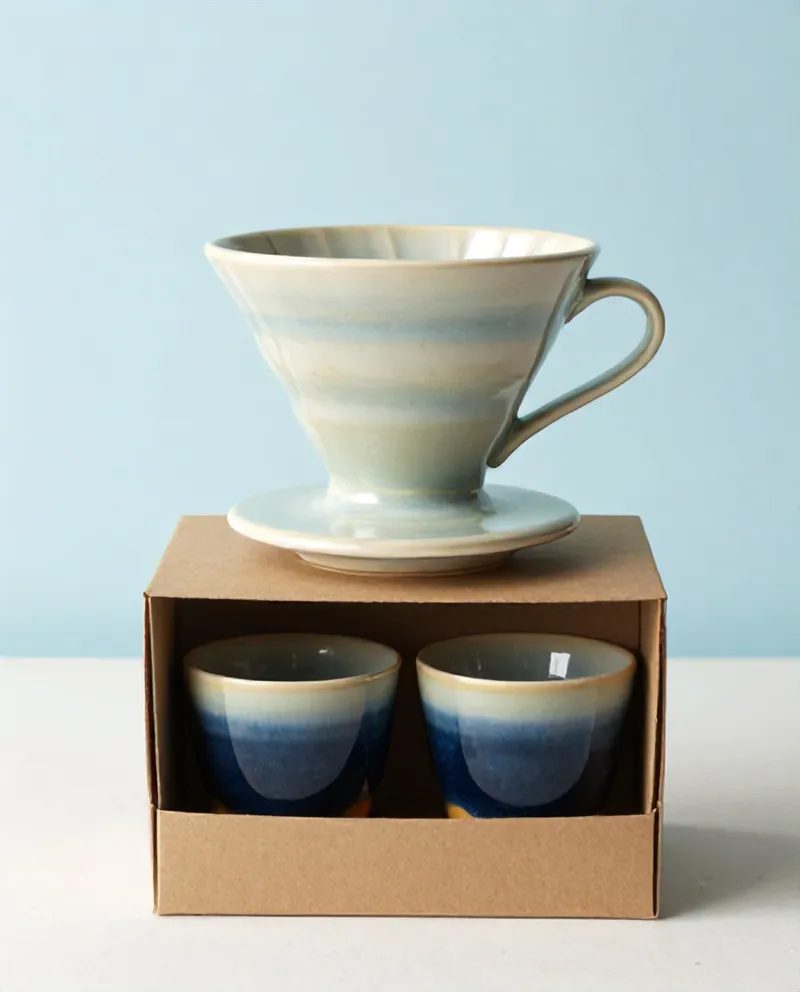 The finished four-piece set packed in a box