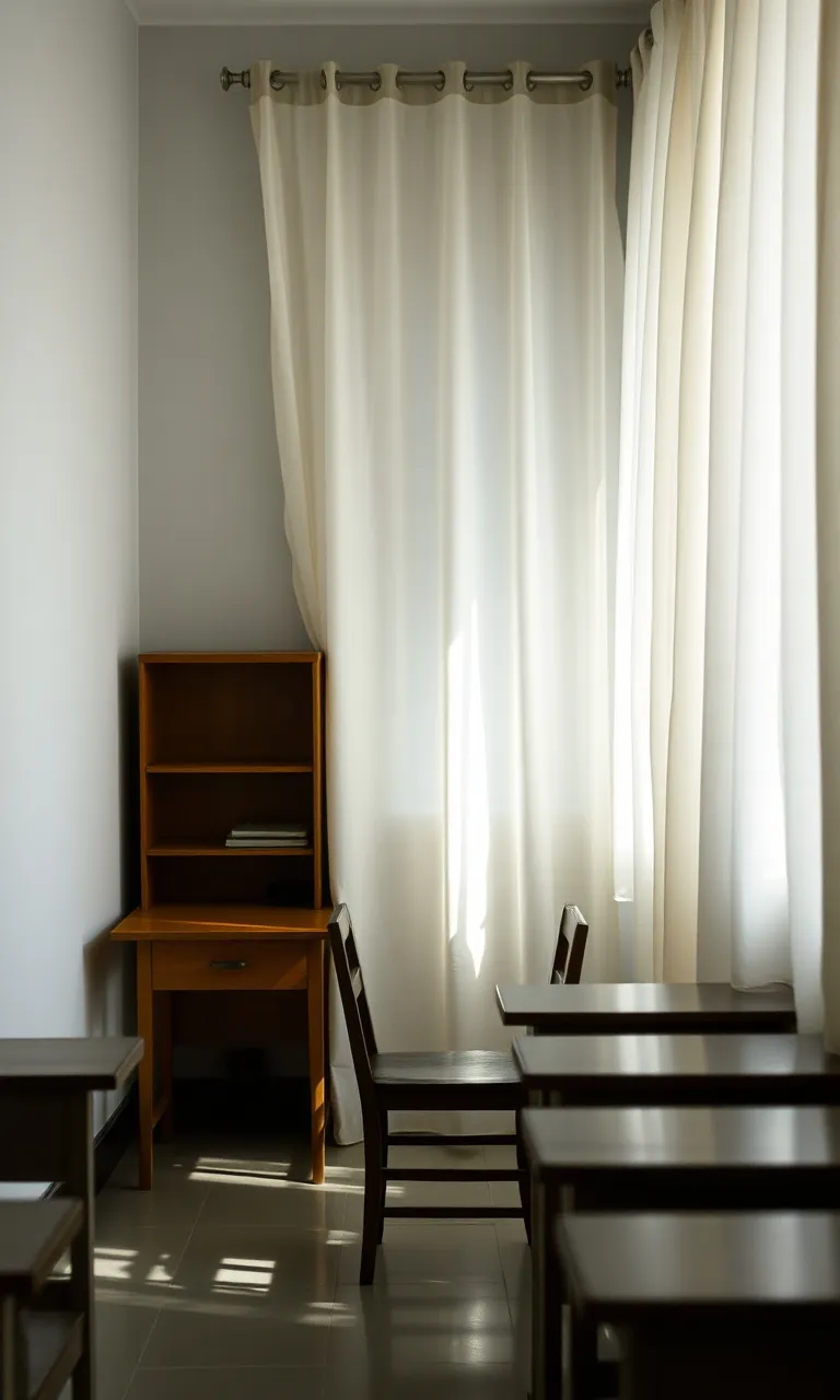 Meja belajar di kamar