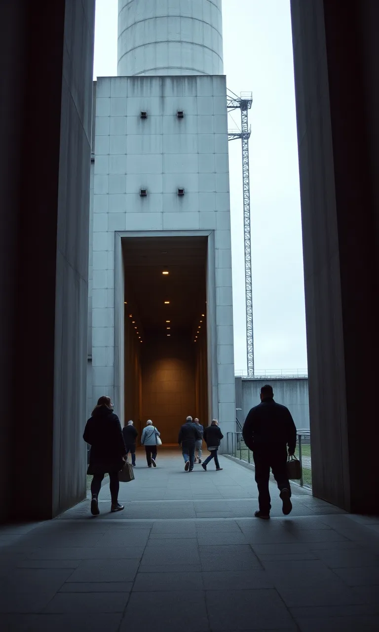 Visitors arriving at the Maassilo hall