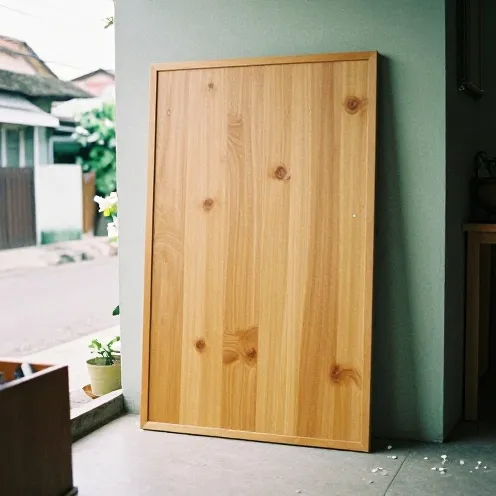 Papan tata tertib di ruang tamu