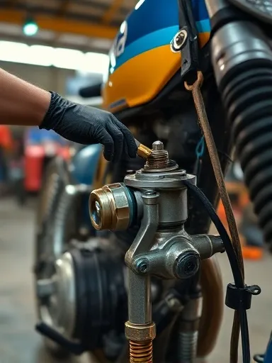 Mekanik menyetel busi dan karburator