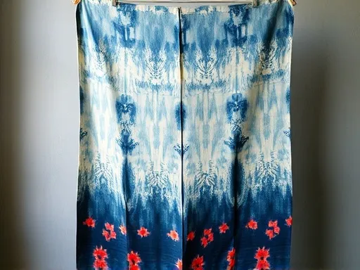 Sisi belakang kain batik