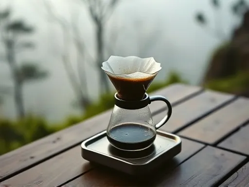 V60 menyeduh kopi