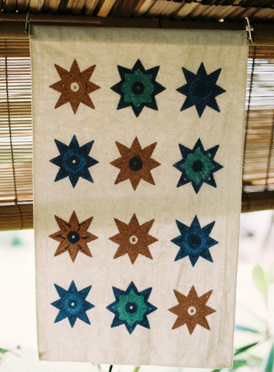 Kain batik tulis motif Jlamprang