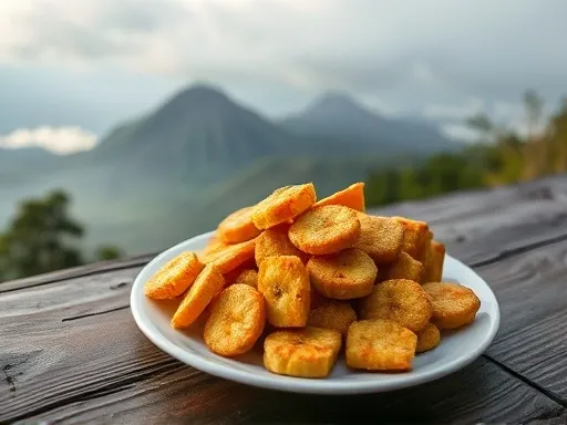 Pisang goreng hangat