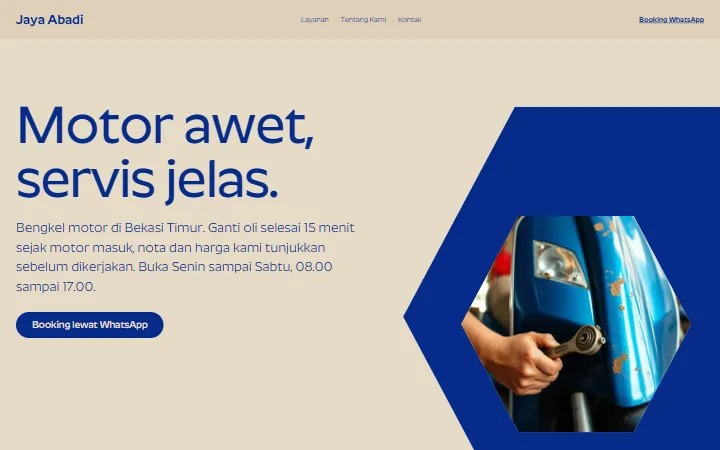 Bengkel Motor Jaya Abadi