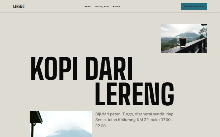 Kopi Kaliurang