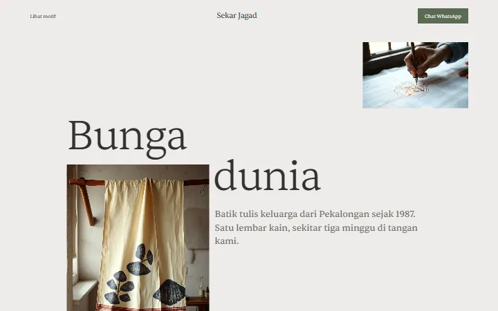 Batik Tulis Sekar Jagad