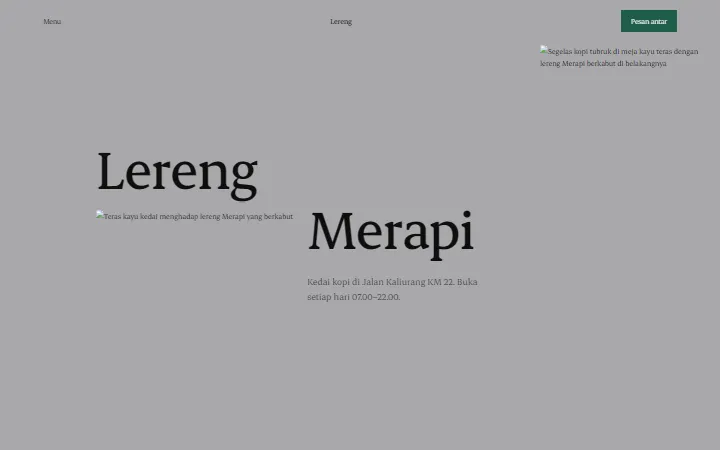 Kopi Kaliurang