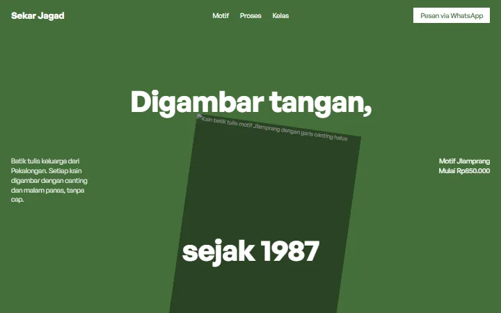 Batik Tulis Sekar Jagad