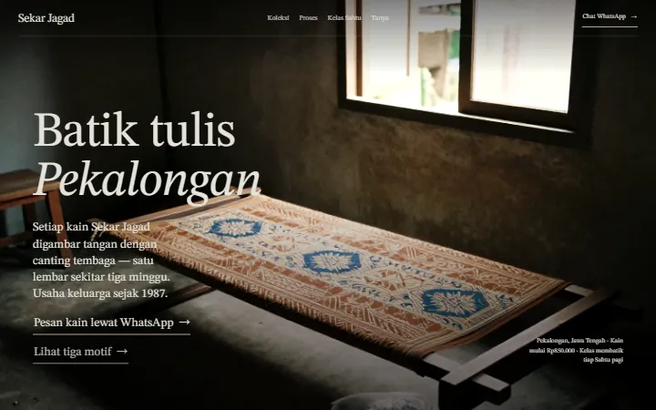 Batik Tulis Sekar Jagad