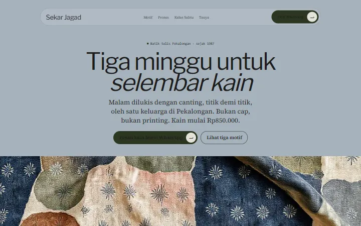 Batik Tulis Sekar Jagad