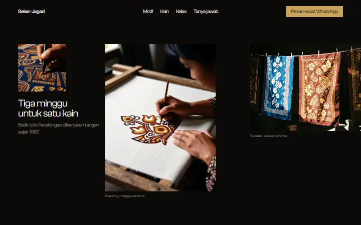 Batik Tulis Sekar Jagad