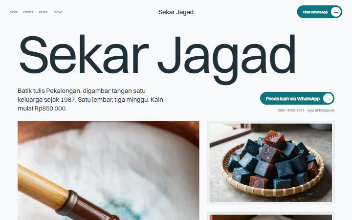 Batik Tulis Sekar Jagad