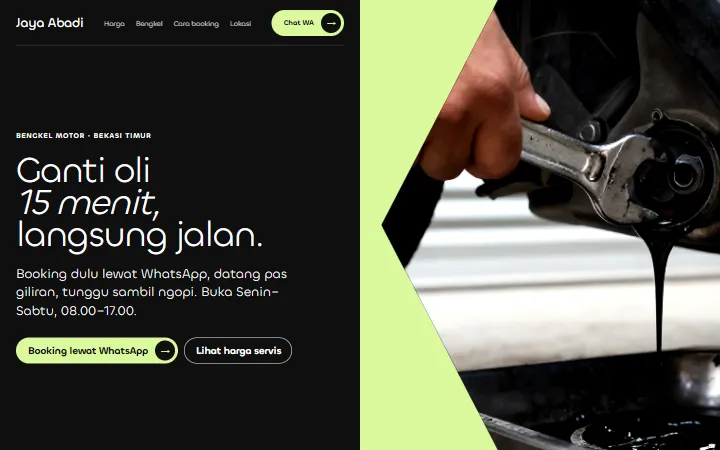 Bengkel Motor Jaya Abadi